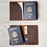 Priam Handmade Leather Passport Cover