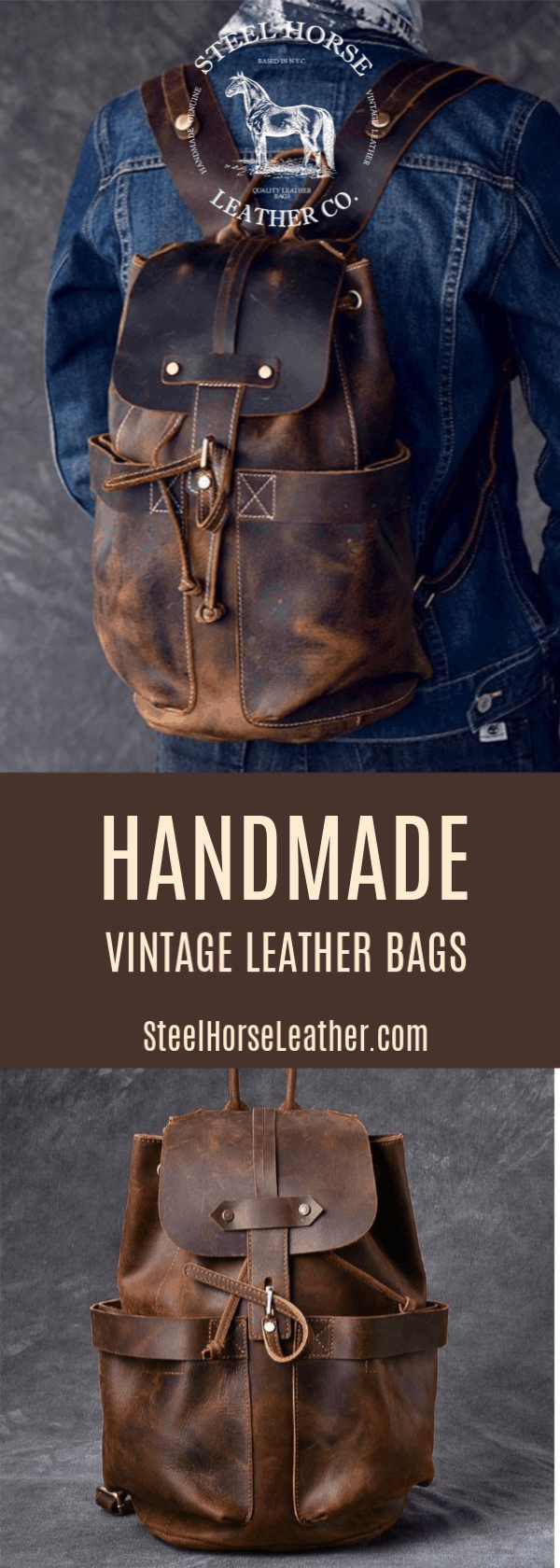 The Olaf Rucksack Vintage Leather Travel Backpack