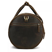 The Wainwright Weekender | Round  Vintage Leather Weekender