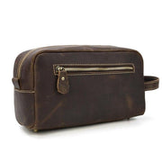 The Wanderer Toiletry Bag | Genuine Leather Toiletry Bag - STEEL HORSE LEATHER, Handmade, Genuine Vintage Leather