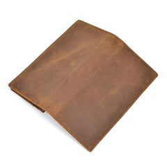 The Pathfinder Bifold Wallet | Genuine Leather Pocket Book - STEEL HORSE LEATHER, Handmade, Genuine Vintage Leather