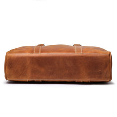 The Bjorn Leather Laptop Bag | Vintage Leather Briefcase