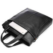 Baldwin Black Leather Business Bag