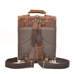 The Garth Backpack | Vintage Leather Backpack - STEEL HORSE LEATHER, Handmade, Genuine Vintage Leather