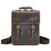 The Garth Backpack | Vintage Leather Backpack - STEEL HORSE LEATHER, Handmade, Genuine Vintage Leather