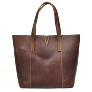 The Taavi Tote | Handcrafted Leather Tote Bag - STEEL HORSE LEATHER, Handmade, Genuine Vintage Leather