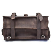 The Gustav Messenger Bag | Large Capacity Vintage Leather Messenger Bag - STEEL HORSE LEATHER, Handmade, Genuine Vintage Leather