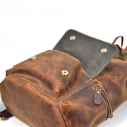 The Hagen Backpack | Vintage Leather Backpack - STEEL HORSE LEATHER, Handmade, Genuine Vintage Leather