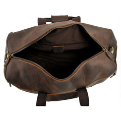 The Asta Weekender | Handcrafted Leather Duffle Bag - STEEL HORSE LEATHER, Handmade, Genuine Vintage Leather