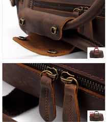 The Asta Weekender | Handcrafted Leather Duffle Bag - STEEL HORSE LEATHER, Handmade, Genuine Vintage Leather