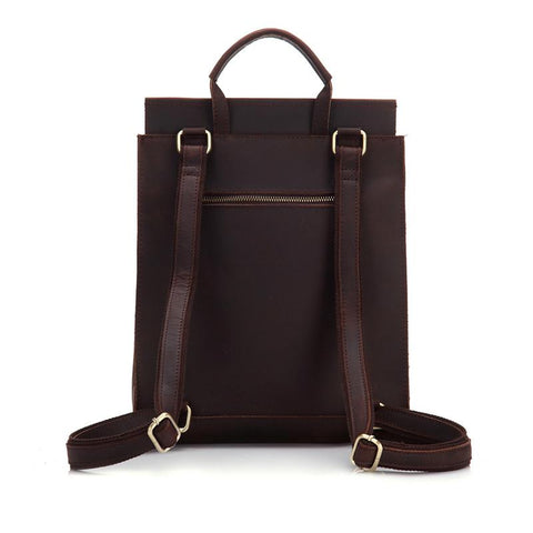 The Gyda Backpack | Vintage Leather Travel Backpack - STEEL HORSE LEATHER, Handmade, Genuine Vintage Leather