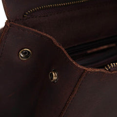 The Gyda Backpack | Vintage Leather Travel Backpack - STEEL HORSE LEATHER, Handmade, Genuine Vintage Leather