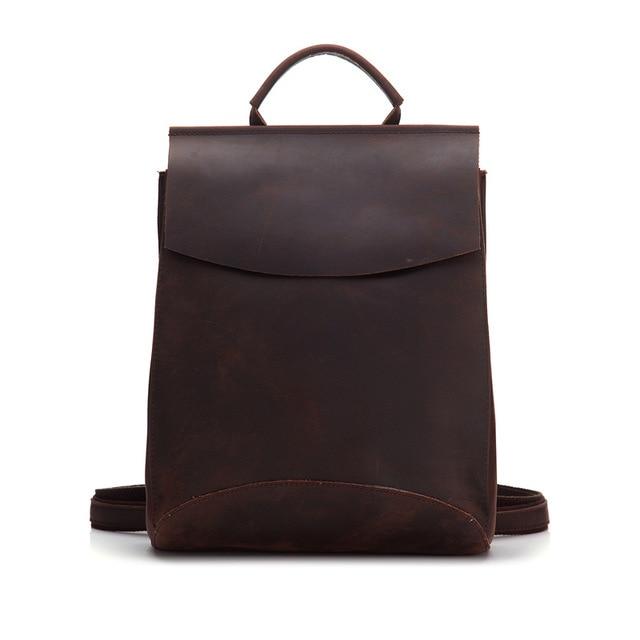 The Gyda Backpack | Vintage Leather Travel Backpack - STEEL HORSE LEATHER, Handmade, Genuine Vintage Leather