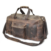 The Colden Duffle Bag | Large Capacity Leather Weekender - STEEL HORSE LEATHER, Handmade, Genuine Vintage Leather