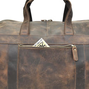 The Colden Duffle Bag | Large Capacity Leather Weekender - STEEL HORSE LEATHER, Handmade, Genuine Vintage Leather