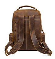 The Langley Backpack | Genuine Vintage Leather Backpack - STEEL HORSE LEATHER, Handmade, Genuine Vintage Leather