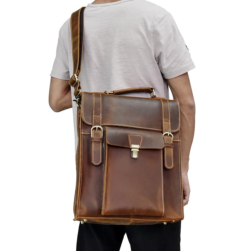 The Vali Backpack | Handmade Vintage Leather - STEEL HORSE LEATHER, Handmade, Genuine Vintage Leather