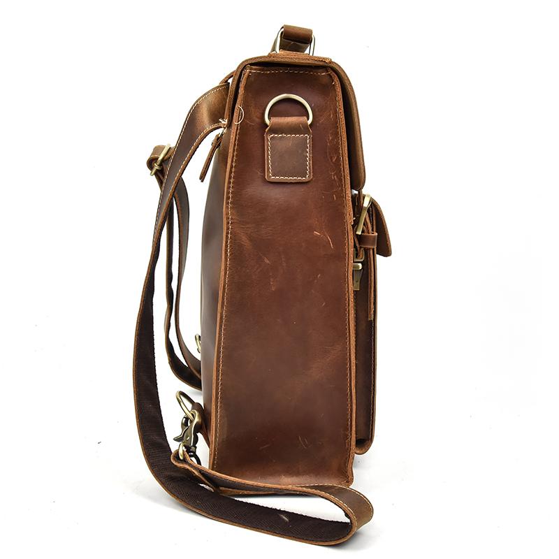 The Vali Backpack | Handmade Vintage Leather - STEEL HORSE LEATHER, Handmade, Genuine Vintage Leather