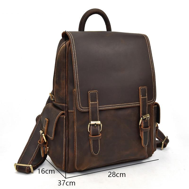 box backpack leather french The Freja Backpack