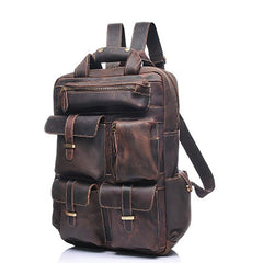 The Shelby Backpack | Handmade Genuine Leather Backpack - STEEL HORSE LEATHER, Handmade, Genuine Vintage Leather