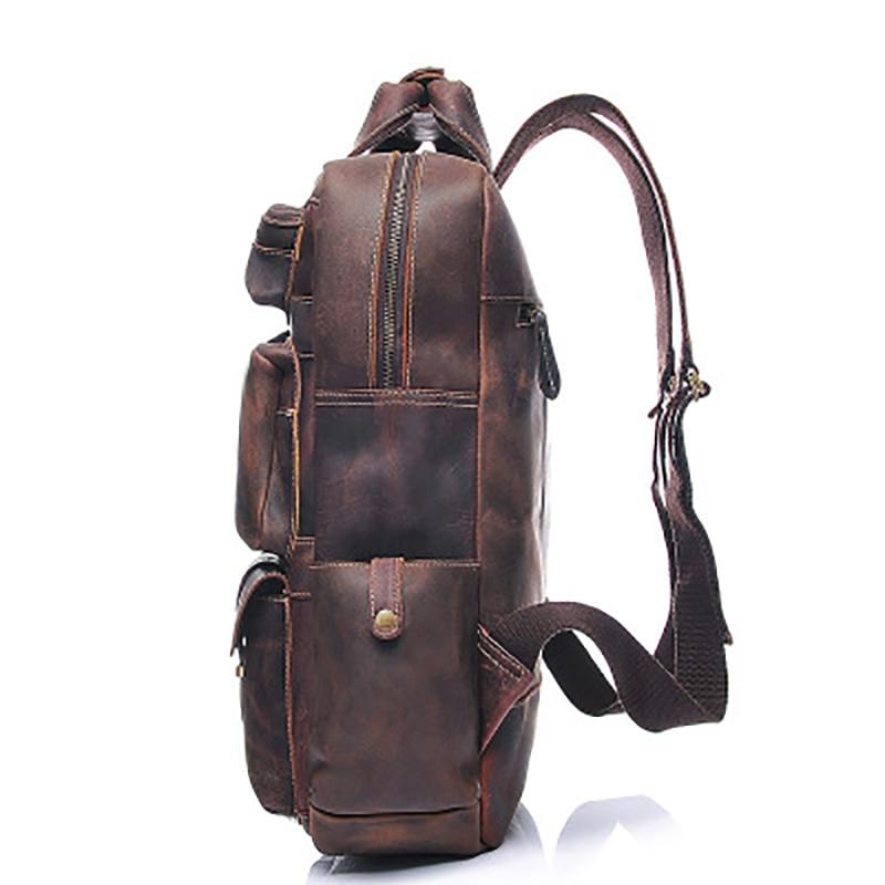 The Shelby Backpack | Handmade Genuine Leather Backpack - STEEL HORSE LEATHER, Handmade, Genuine Vintage Leather