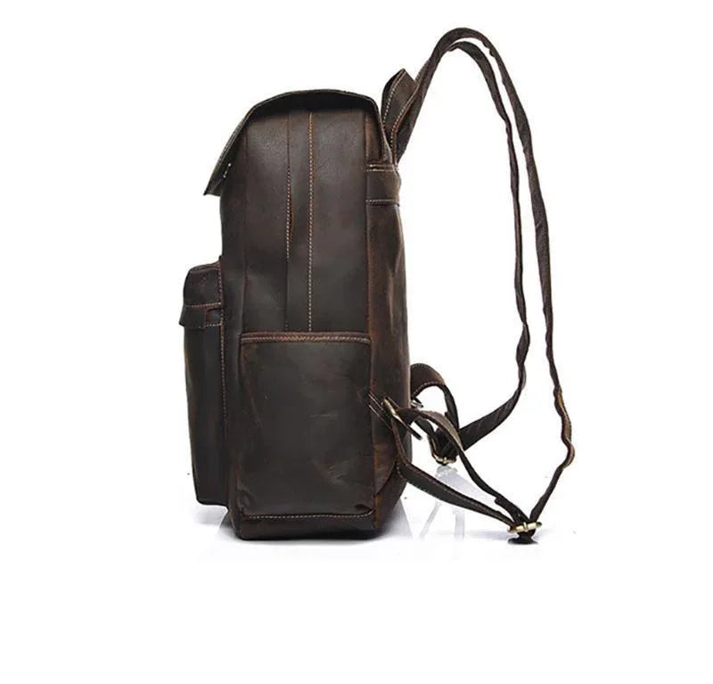 The Helka Backpack | Genuine Vintage Leather Backpack | Brown The Helka Backpack | Genuine Vintage Leather Backpack | Brown