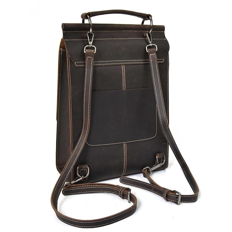 The Unn Backpack | Vintage Leather Backpack - STEEL HORSE LEATHER, Handmade, Genuine Vintage Leather