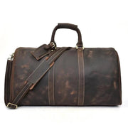 The Bjarke Weekender | Handcrafted Leather Duffle Bag - STEEL HORSE LEATHER, Handmade, Genuine Vintage Leather