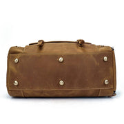 The Bard Weekender | Handmade Leather Duffle Bag - STEEL HORSE LEATHER, Handmade, Genuine Vintage Leather