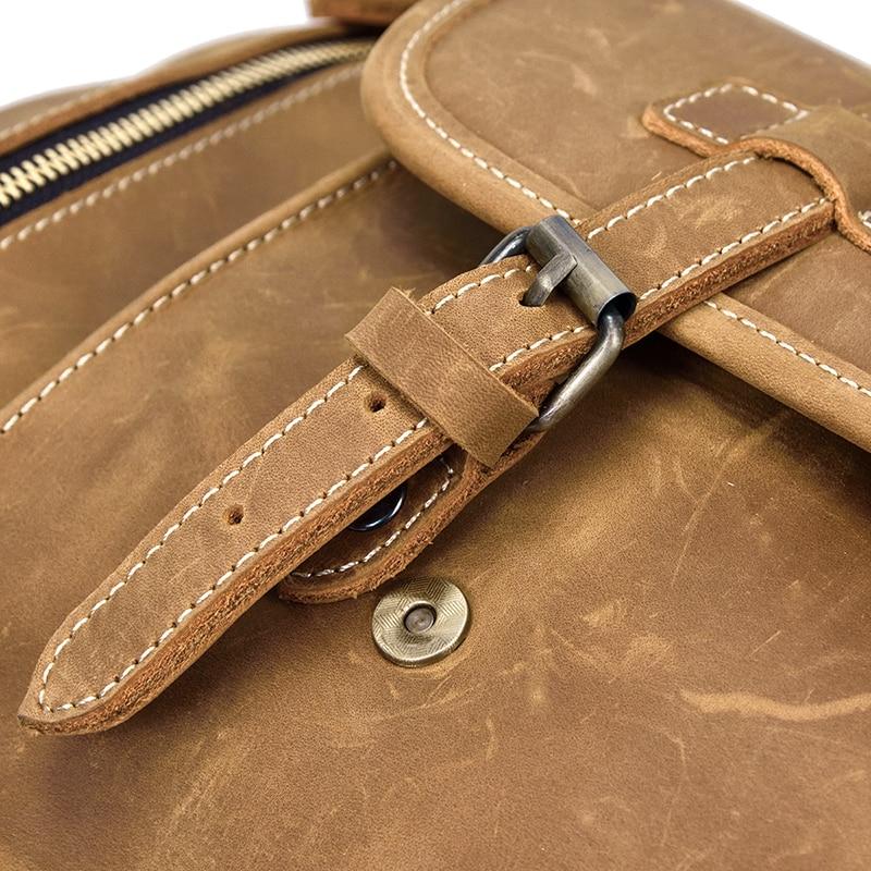 The Bard Weekender | Handmade Leather Duffle Bag - STEEL HORSE LEATHER, Handmade, Genuine Vintage Leather