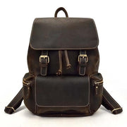 The Hagen Backpack | Vintage Leather Backpack - STEEL HORSE LEATHER, Handmade, Genuine Vintage Leather