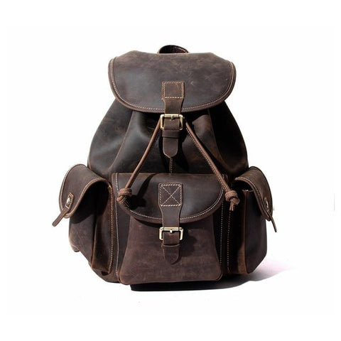 Men's Leather Backpacks For Work by Steel Horse Leather