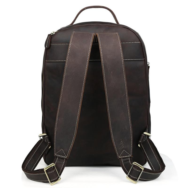 The Sten Backpack | Small Genuine Leather Backpack - STEEL HORSE LEATHER, Handmade, Genuine Vintage Leather