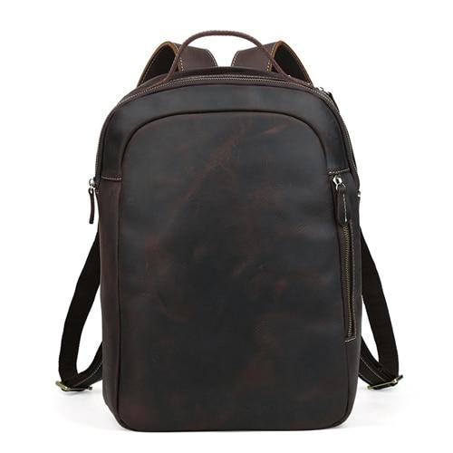 The Sten Backpack | Small Genuine Leather Backpack - STEEL HORSE LEATHER, Handmade, Genuine Vintage Leather