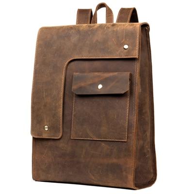 The Ragna Backpack | Vintage Leather Backpack - STEEL HORSE LEATHER, Handmade, Genuine Vintage Leather