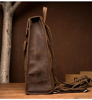 The Ragna Backpack | Vintage Leather Backpack - STEEL HORSE LEATHER, Handmade, Genuine Vintage Leather