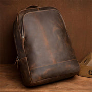 The Vernon Backpack | Genuine Vintage Leather Minimalist Backpack - STEEL HORSE LEATHER, Handmade, Genuine Vintage Leather