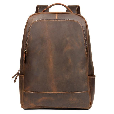 LINDSEY STREET Black Genuine Leather Backpack for Men's 20 L Laptop Backpack  Black - Price in India | Flipkart.com