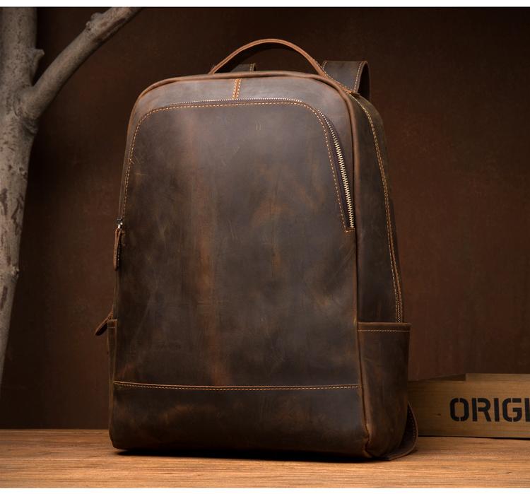 TQ026◇Tostalgic Clothing Leather backpac Amazon.com: Vintage Full Grain 21 Inch Leather Laptop LARGE