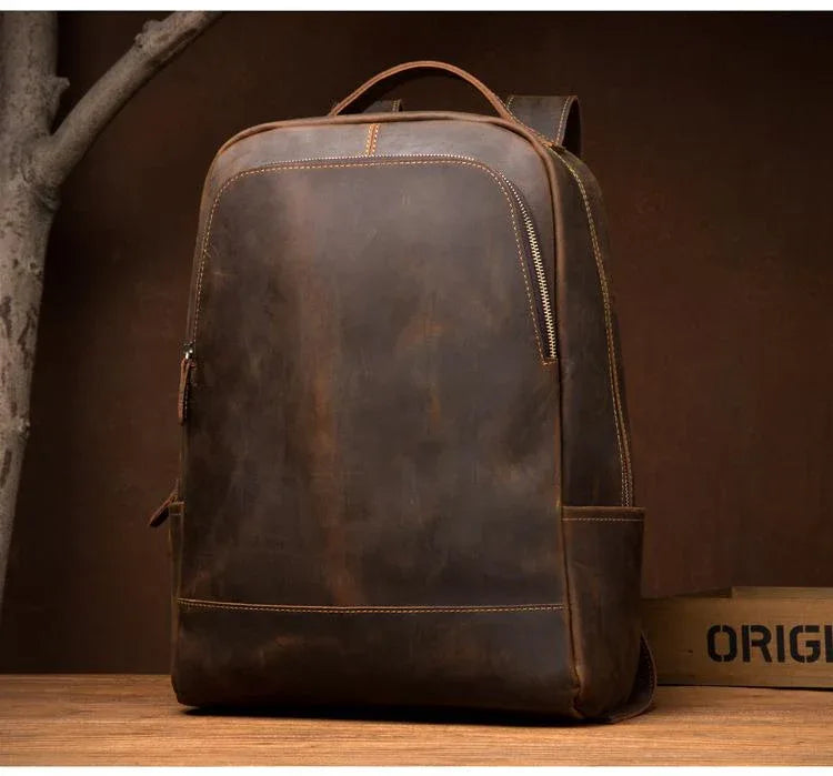 The Vernon Backpack | Genuine Vintage Leather Minimalist Backpack The Vernon Backpack | Genuine Vintage Leather Minimalist Backpack