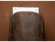 The Vernon Backpack | Genuine Vintage Leather Minimalist Backpack - STEEL HORSE LEATHER, Handmade, Genuine Vintage Leather