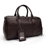 The Endre Weekender | Vintage Leather Duffle Bag - STEEL HORSE LEATHER, Handmade, Genuine Vintage Leather