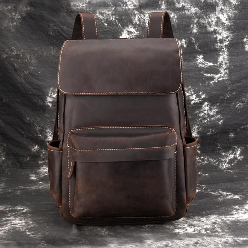 The Helka Backpack | Genuine Vintage Leather Backpack - STEEL HORSE LEATHER, Handmade, Genuine Vintage Leather