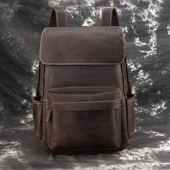 The Helka Backpack | Genuine Vintage Leather Backpack - STEEL HORSE LEATHER, Handmade, Genuine Vintage Leather