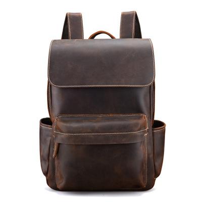 The Helka Backpack | Genuine Vintage Leather Backpack - STEEL HORSE LEATHER, Handmade, Genuine Vintage Leather