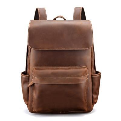 The Helka Backpack | Genuine Vintage Leather Backpack | Brown | Steel Horse Leather The Helka Backpack | Genuine Vintage Leather Backpack | Brown | Steel Horse Leather
