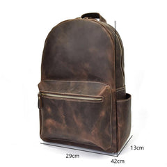 The Calder Backpack | Handcrafted Leather Backpack - STEEL HORSE LEATHER, Handmade, Genuine Vintage Leather
