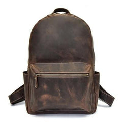 The Calder Backpack | Handcrafted Leather Backpack - STEEL HORSE LEATHER, Handmade, Genuine Vintage Leather