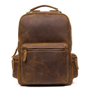 The Langley Backpack | Genuine Vintage Leather Backpack - STEEL HORSE LEATHER, Handmade, Genuine Vintage Leather