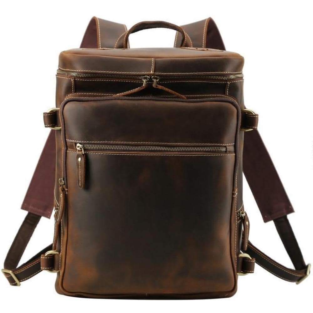 The Raoul Backpack | Handmade Vintage Leather Backpack